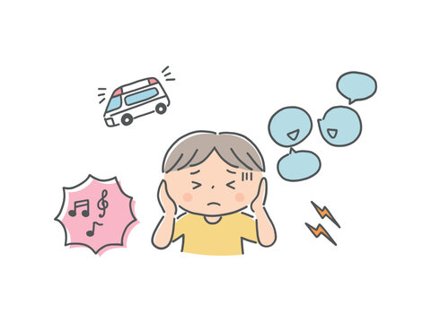 聴覚過敏で音ストレスに悩む子ども