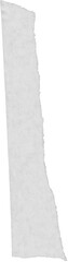 Fototapeta premium Torn piece of gray paper on a transparent background