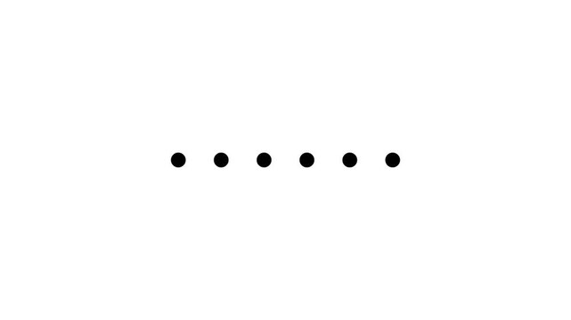 dots loading icon animation