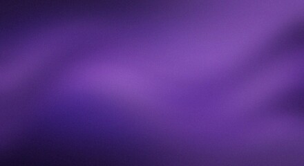 Fototapeta premium Smooth purple gradient background with soft lighting effects Grainy Noise Texture Design for Retro Poster Header and Web Backdrop