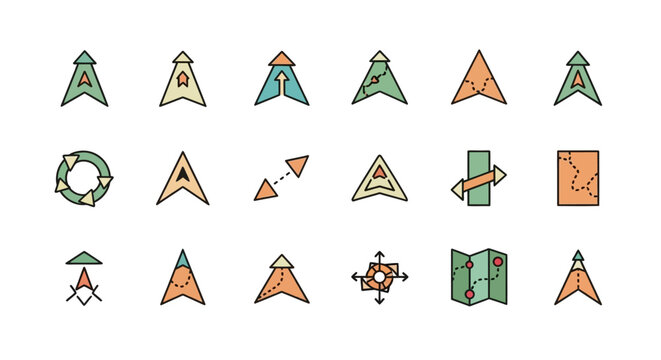 Navigation Icons Set