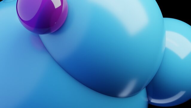 Aurora Glow Abstract 07 - Northern Lights SSS 3D Render