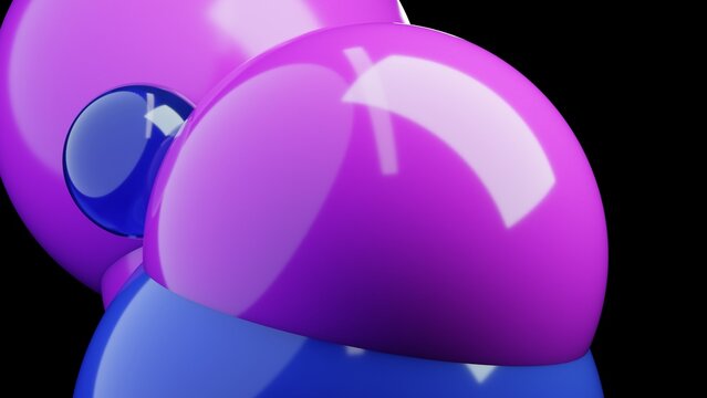 Aurora Glow Abstract 04 - Northern Lights SSS 3D Render