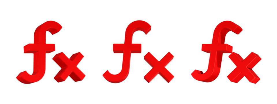 3d fx mathematical symbol for a function