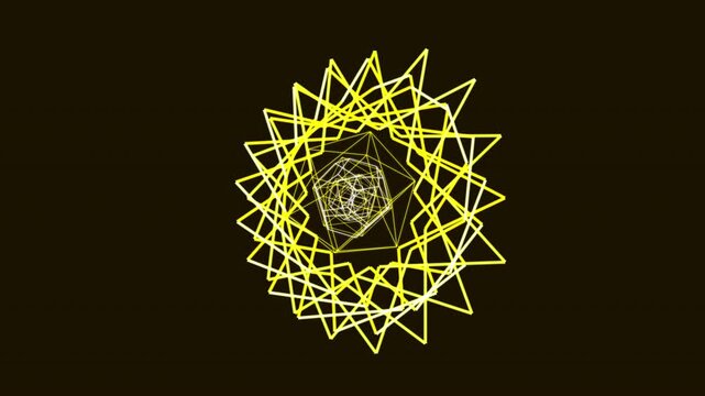 Premium 4K seamless loop of the Ajna Third Eye Chakra nested Torus Knot and Icosahedron sacred geometry expanding in a cinematic void. Ideal for VJ sets, trance visuals, meditation, and yoga studios.
