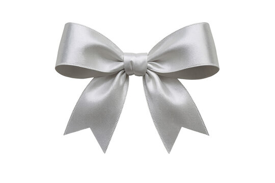 black bow isolated on white background