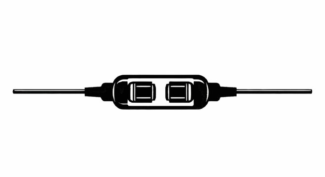 Double USB charging cable connector.