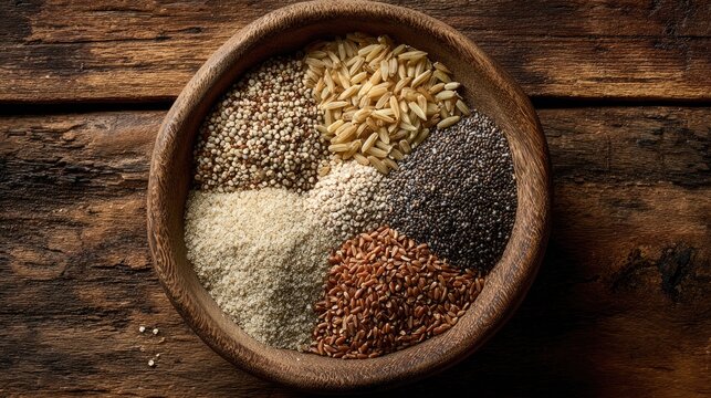 cumin seeds in a wooden bowl