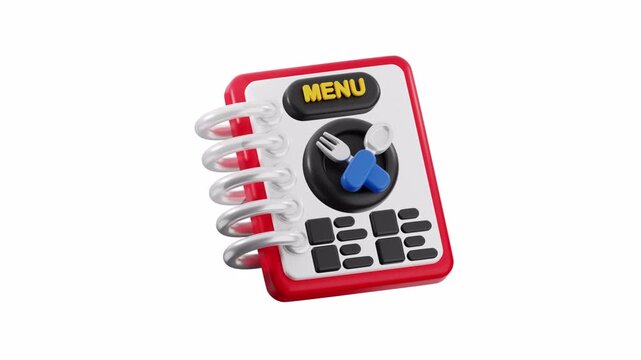 Menu icon with a fork and knife, suitable for restaurant websites, mobile apps, food blogs, and culinary businesses. Dining symbol.