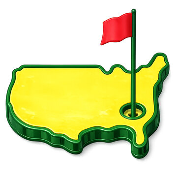 Golf Masters Tournament Flag