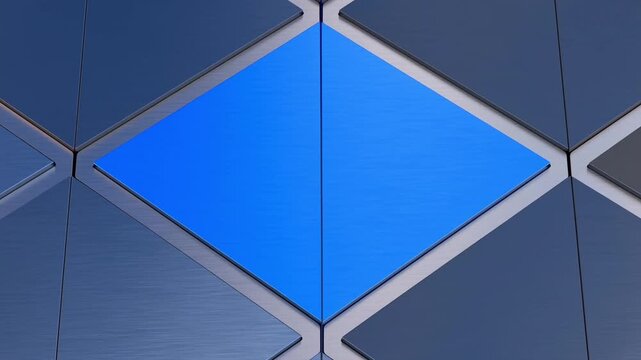 ビジネスの解決策と戦略的統合を象徴する青く発光するパズルの結合