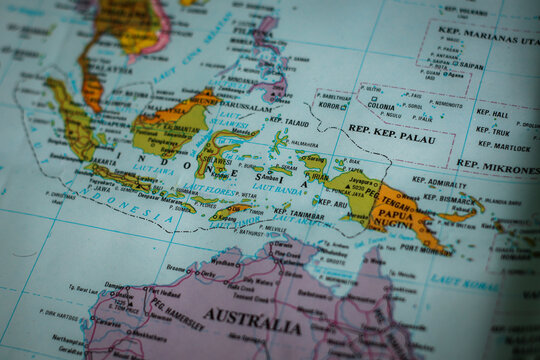 Map of the Indonesian archipelago
