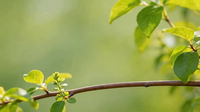 Small bird perched on tree branch