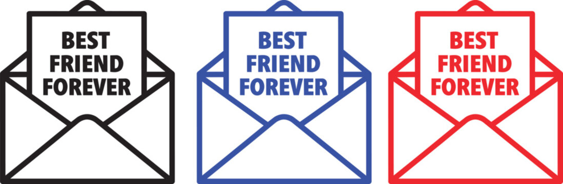 Best friend forever plaques a colorful trio