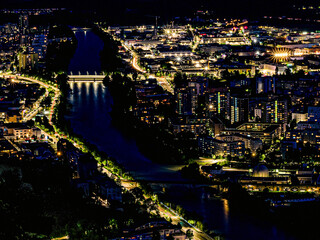 Fototapeta premium Innsbruck at Night