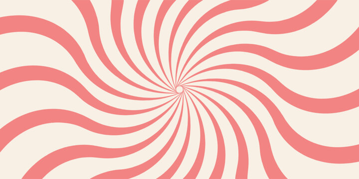 Retro background with rays or stripes in the center. Sunburst or solar burst retro background. Starburst abstract background. Vector illustration
