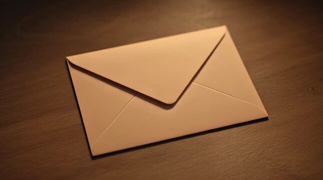 Envelope Animation Opening Letter Message Concept Communication Clip