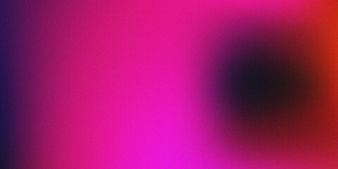 Obraz premium Abstract Vibrant Pink and Purple Grainy Gradient Background with Soft Dark Texture Overlay