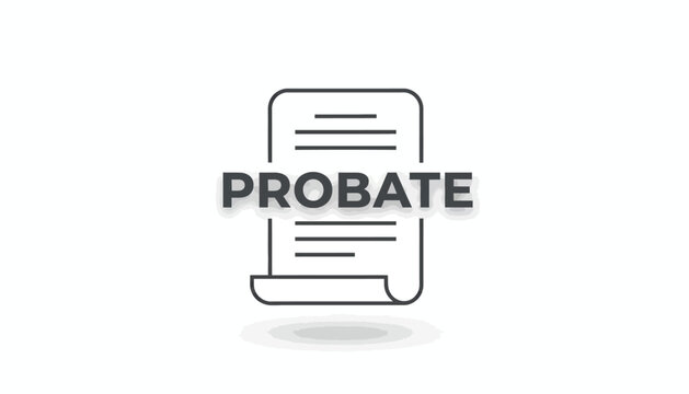 Probate, probate law, estate planning, legal document, vector icon