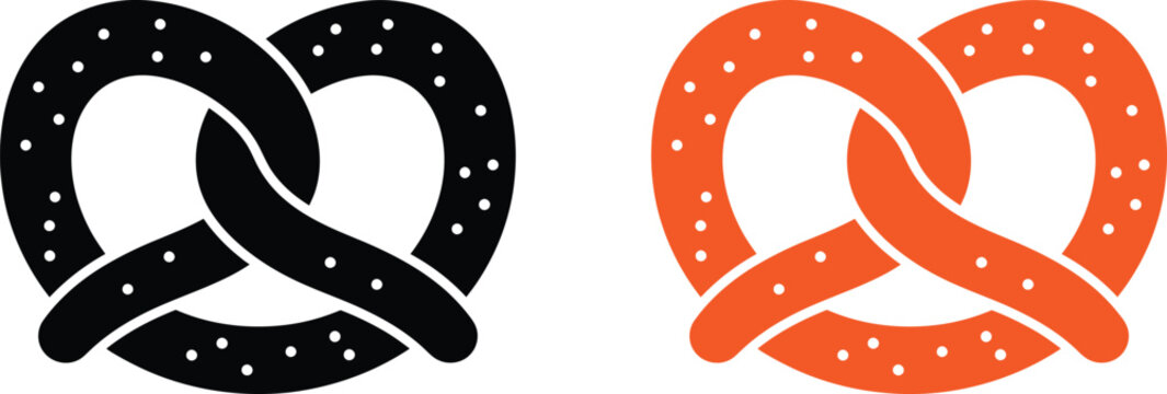 Two pretzels Vector