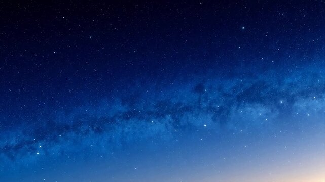 Night sky with stars and milky way