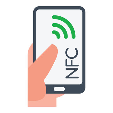 NFC icon design. Vector Design