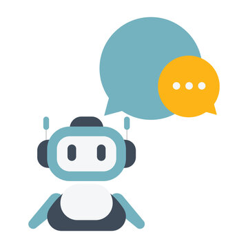 AI assistant icon design. Vector Design