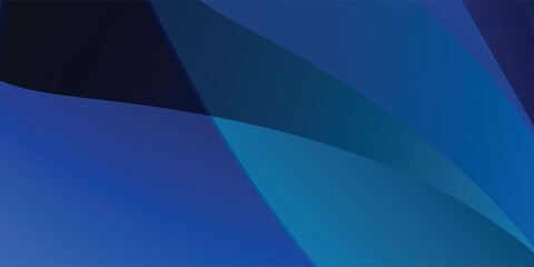 Obraz premium Abstract Background Dark Blue with Overlapping Wavy Curves and Gradient.Vector