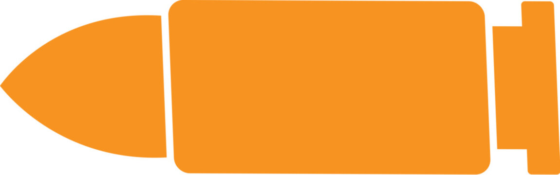 Abstract orange geometric layout with semicircle and rounded rectangle shapes, modern minimal background on white