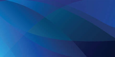 Obraz premium Abstract Background Dark Blue with Overlapping Wavy Curves and Gradient.Eps 10