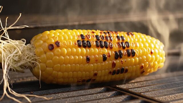Sweet Corn on the Grill with Char Marks