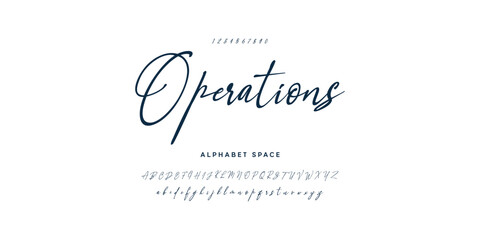 Hand drawn vector alphabet. Modern monoline signature script font. Elegant Signature Font. Best Alphabet Beautiful Calligraphy Signature Font © Lyndon