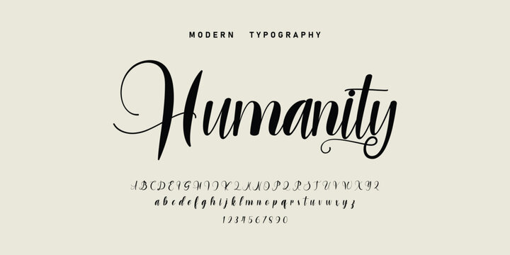 Hand drawn vector alphabet. Modern monoline signature script font. Elegant Signature Font. Best Alphabet Beautiful Calligraphy Signature Font
