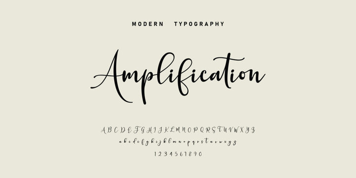 Hand drawn vector alphabet. Modern monoline signature script font. Elegant Signature Font. Best Alphabet Beautiful Calligraphy Signature Font