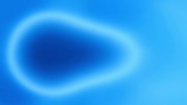 Blue gradient oval light effect
