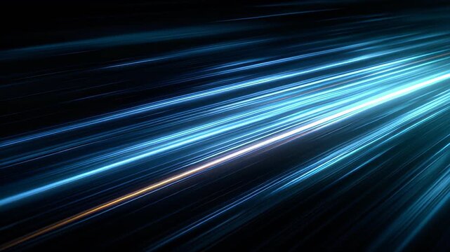 Exploring light trails through a dark environment with dynamic movement at night