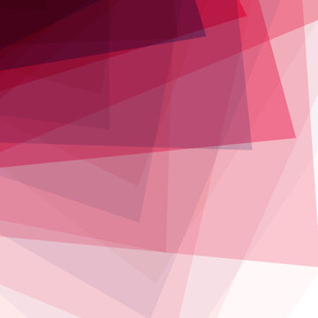 Geometric pink red abstract background