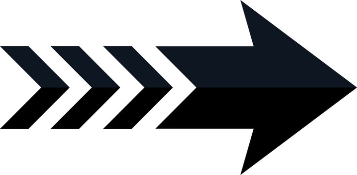 Modern Abstract Arrow Progress Design with Directional Chevron Elements