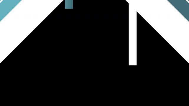 Motion graphics material transition slide elements shape rainbow