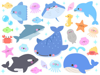 かわいい海の生き物たちのまとめ © ayacan