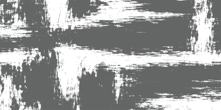 Black and white glitch grunge texture: rough distressed streaks with bold horizontal noise bands, high contrast abstract digital interference background