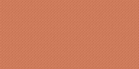 Fototapeta premium waffle square rhombus volumetric 3D pattern brandied melon uniform pastel background