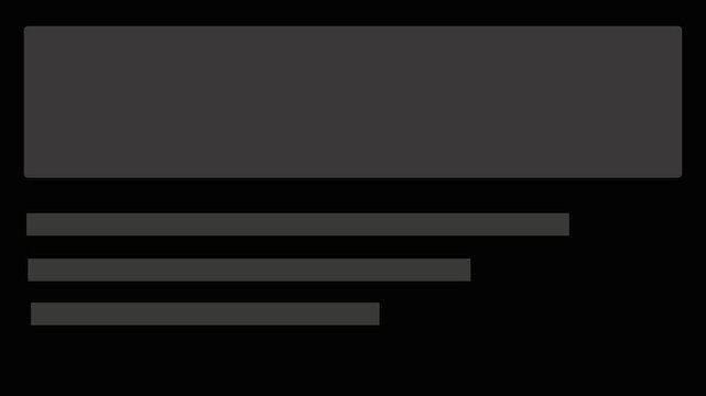 Abstract loading shimmer skeleton screen animation for website content placeholder.