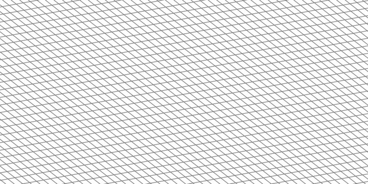 Seamless basketball net pattern, black and white geometric wire texture, abstract fishnet design for sports background. Flat vector illustration isolated on white background.