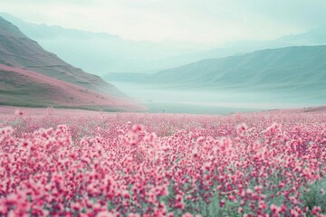 Obraz premium flowers in the mountains