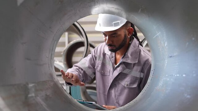 Working with precision a technician's craft in a manufacturing facility process engineering industrial environment close-up view