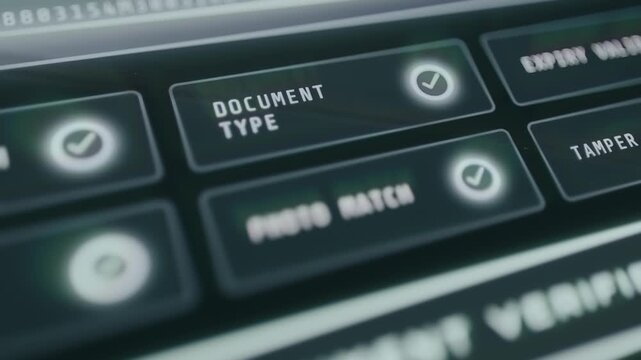 Digital identity document verification process, all security checks passed successfully