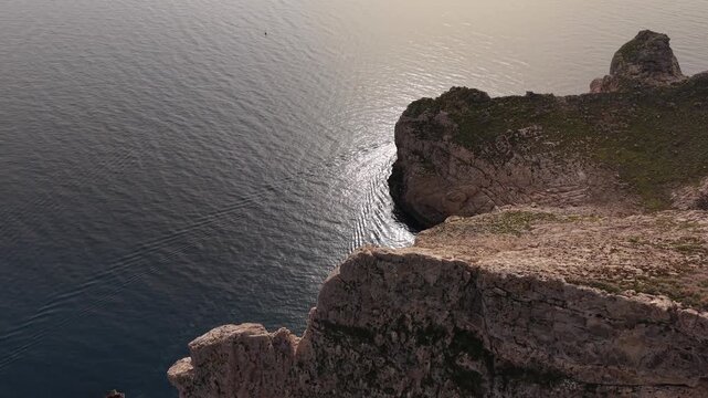 Faro de las islas Medas situado en L'Estartit, costa Brava, provincia de Gerona, Catalu&ntilde;a, Espa&ntilde;a. 