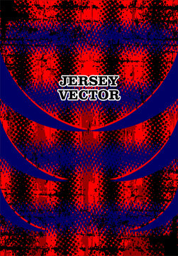 red and blue Abstract and gru...