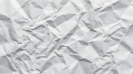 Obraz premium crumpled white paper texture abstract minimalist background